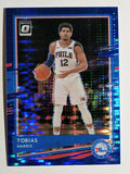 2020-21 Donruss Optic Blue Pulsar #145 Tobias Harris