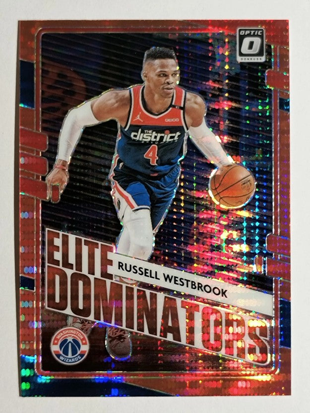 2020-21 Donruss Optic Elite Dominators Red Pulsar #4 Russell Westbrook