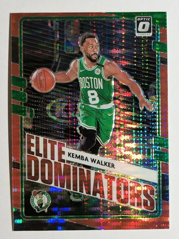 2020-21 Donruss Optic Elite Dominators Red Pulsar #16 Kemba Walker