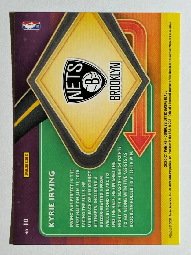 2020-21 Donruss Optic Express Lane #10 Kyrie Irving
