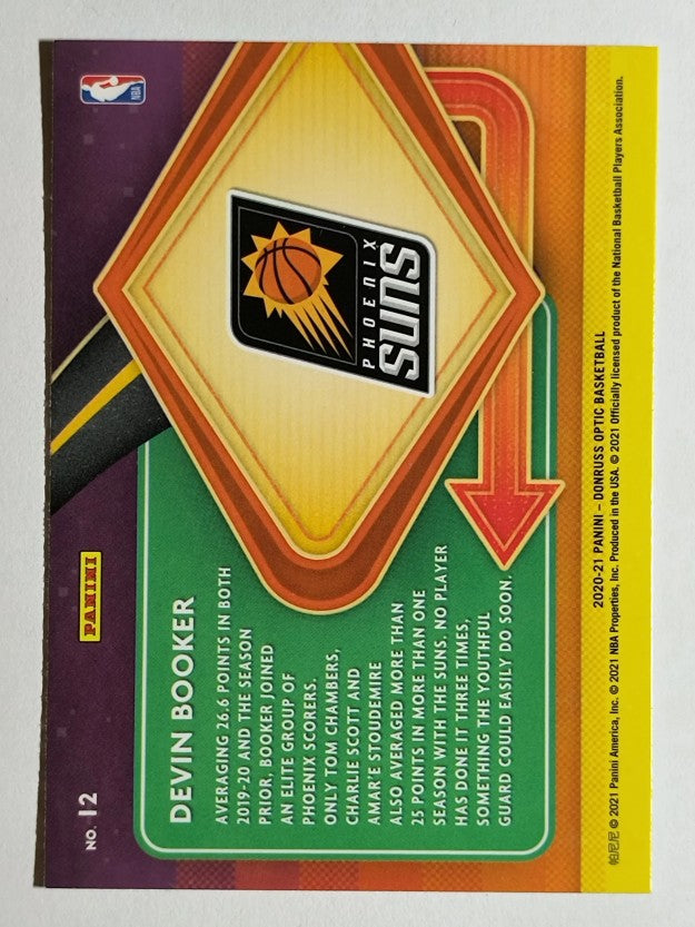 2020-21 Donruss Optic Express Lane #12 Devin Booker