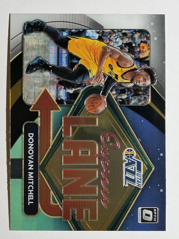 2020-21 Donruss Optic Express Lane #14 Donovan Mitchell