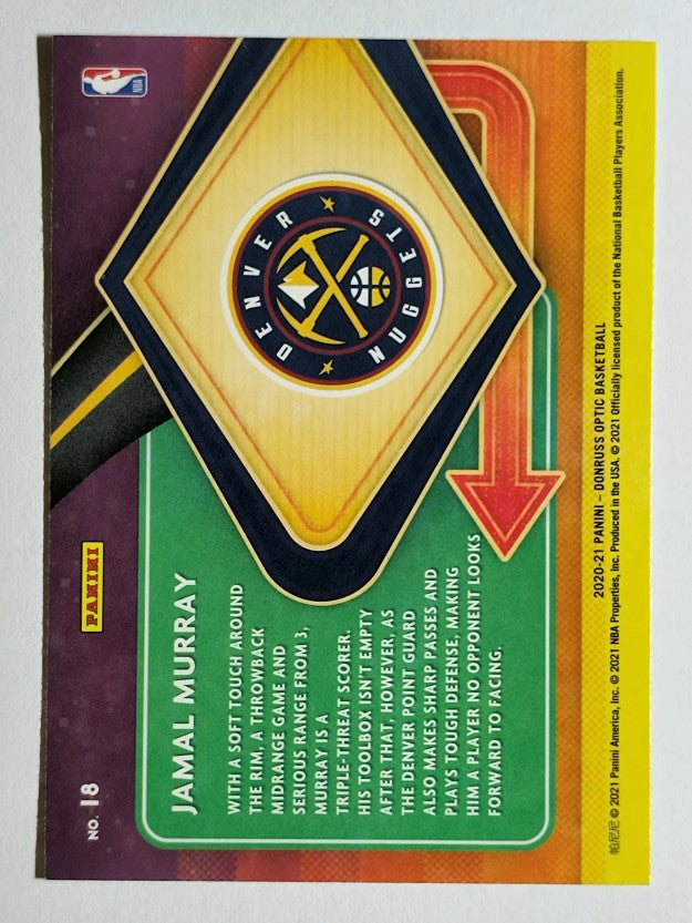 2020-21 Donruss Optic Express Lane #18 Jamal Murray