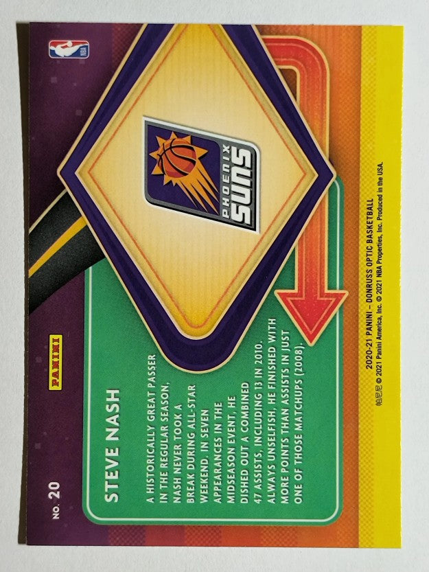 2020-21 Donruss Optic Express Lane #20 Steve Nash
