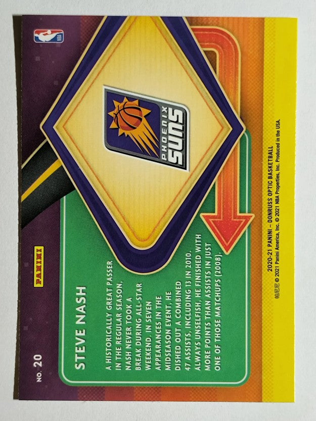 2020-21 Donruss Optic Express Lane #20 Steve Nash