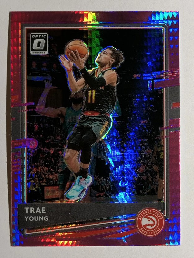 2020-21 Donruss Optic Hyper Pink #2 Trae Young