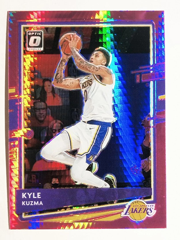 2020-21 Donruss Optic Hyper Pink #8 Kyle Kuzma