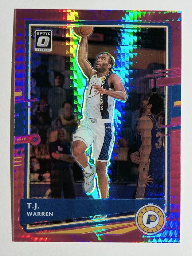 2020-21 Donruss Optic Hyper Pink #24 T.J. Warren