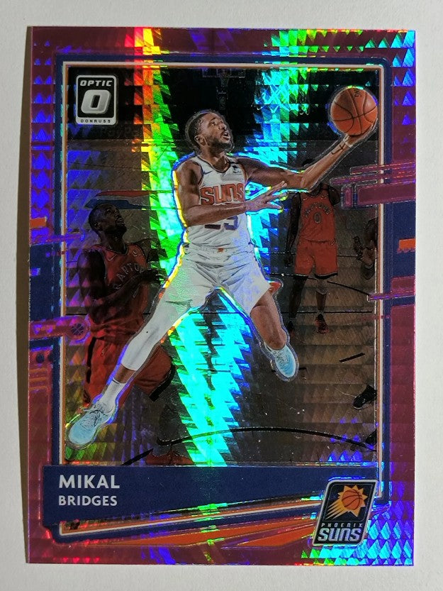 2020-21 Donruss Optic Hyper Pink #54 Mikal Bridges