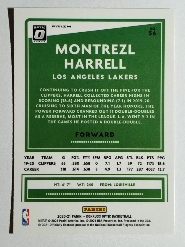 2020-21 Donruss Optic Hyper Pink #56 Montrezl Harrell