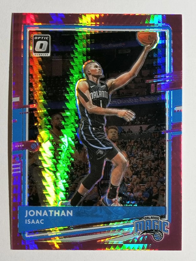 2020-21 Donruss Optic Hyper Pink #66 Jonathan Isaac