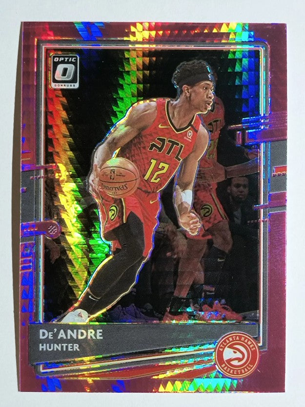 2020-21 Donruss Optic Hyper Pink #84 De'Andre Hunter