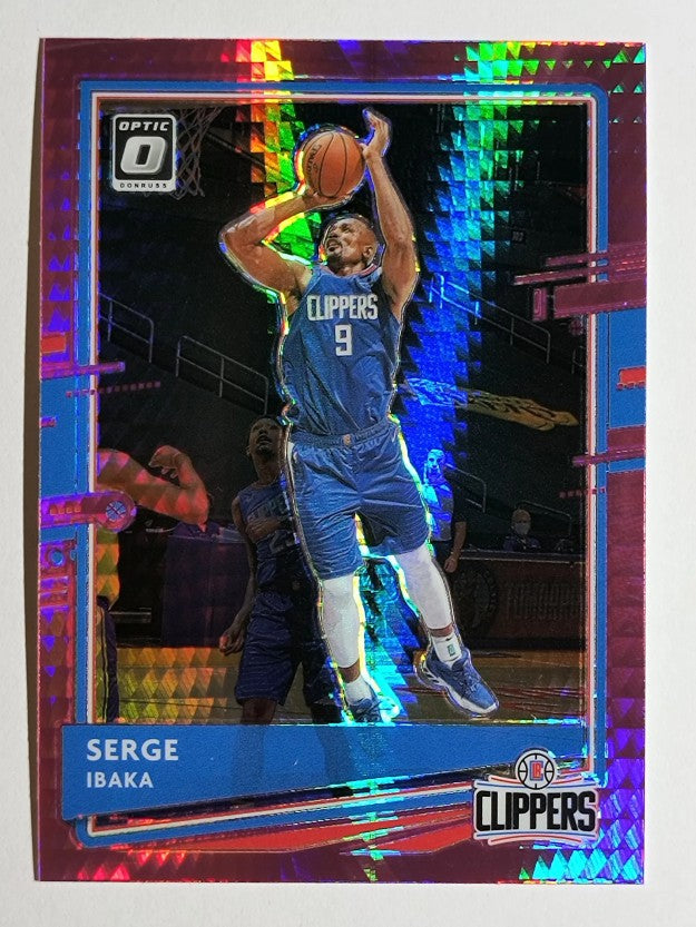 2020-21 Donruss Optic Hyper Pink #91 Serge Ibaka