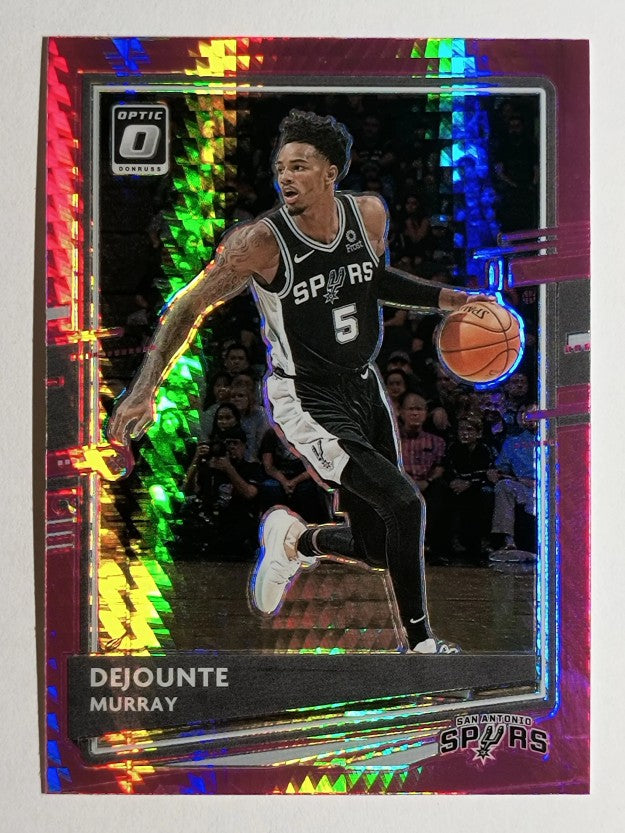2020-21 Donruss Optic Hyper Pink #93 Dejounte Murray