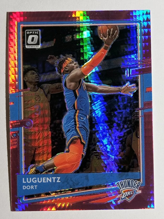 2020-21 Donruss Optic Hyper Pink #94 Luguentz Dort
