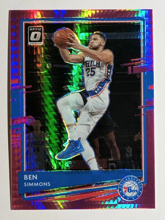 2020-21 Donruss Optic Hyper Pink #111 Ben Simmons