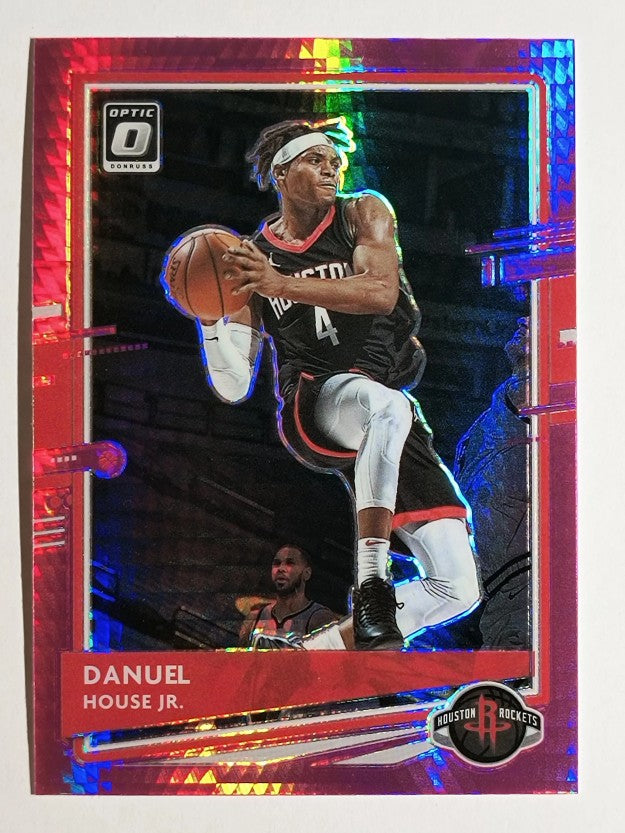 2020-21 Donruss Optic Hyper Pink #114 Danuel House Jr.