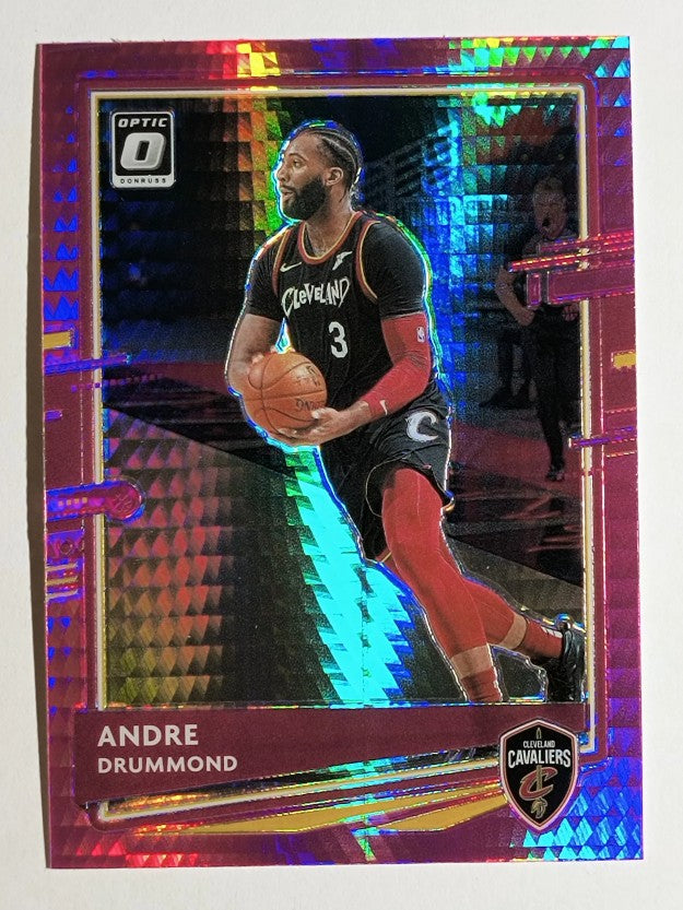 2020-21 Donruss Optic Hyper Pink #120 Andre Drummond