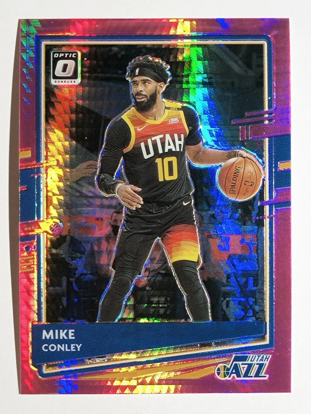 2020-21 Donruss Optic Hyper Pink #123 Mike Conley