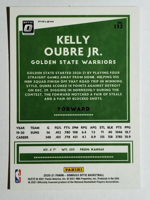 2020-21 Donruss Optic Hyper Pink #132 Kelly Oubre Jr.