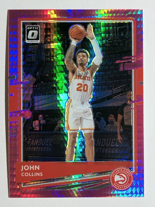 2020-21 Donruss Optic Hyper Pink #139 John Collins