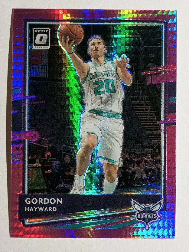 2020-21 Donruss Optic Hyper Pink #140 Gordon Hayward