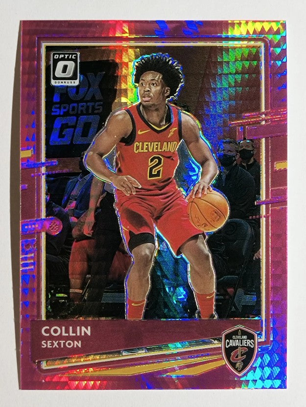 2020-21 Donruss Optic Hyper Pink #148 Collin Sexton