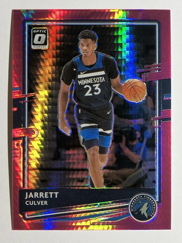 2020-21 Donruss Optic Hyper Pink #150 Jarrett Culver