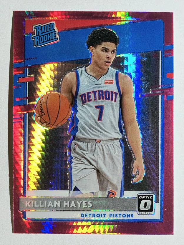 2020-21 Donruss Optic Hyper Pink #157 Killian Hayes RR