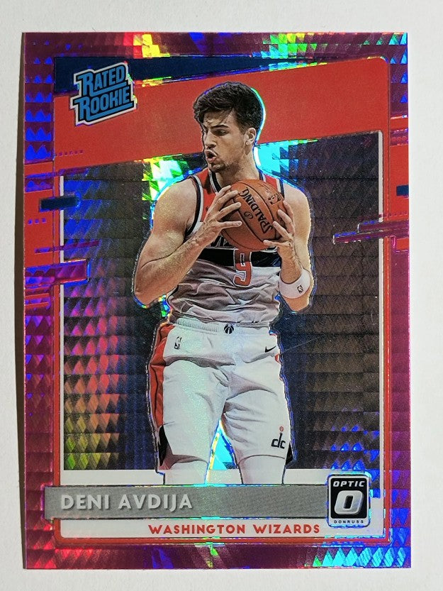 2020-21 Donruss Optic Hyper Pink #159 Deni Avdija RR