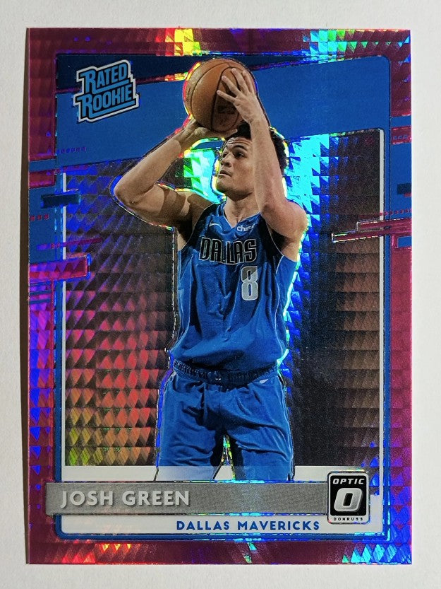 2020-21 Donruss Optic Hyper Pink #168 Josh Green RR