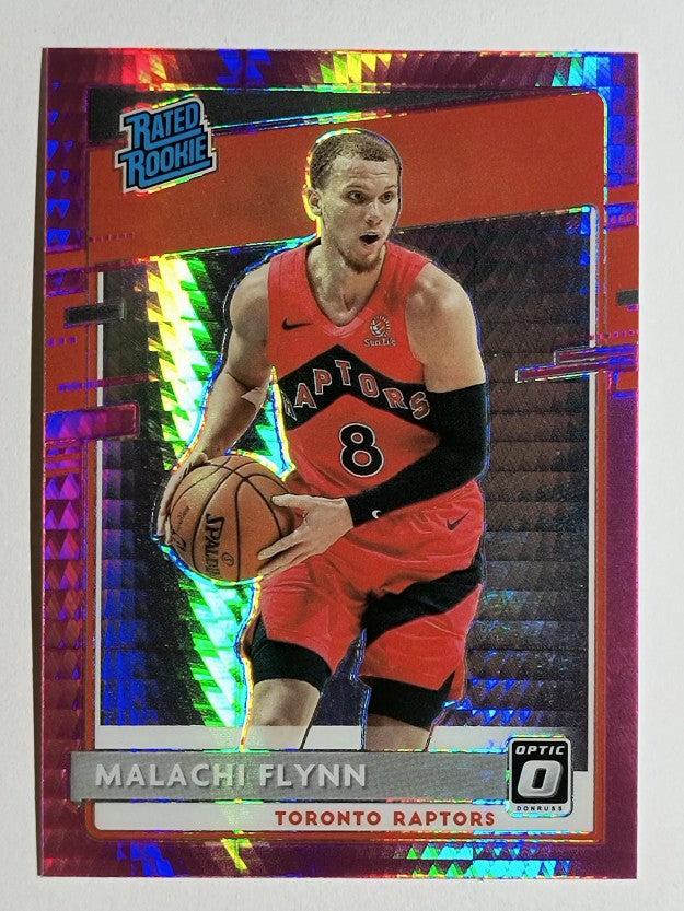 2020-21 Donruss Optic Hyper Pink #179 Malachi Flynn RR