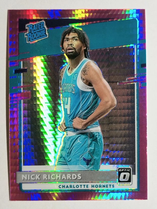 2020-21 Donruss Optic Hyper Pink #193 Nick Richards RR