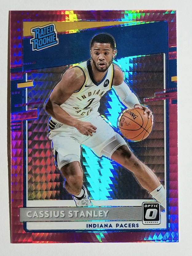 2020-21 Donruss Optic Hyper Pink #199 Cassius Stanley RR