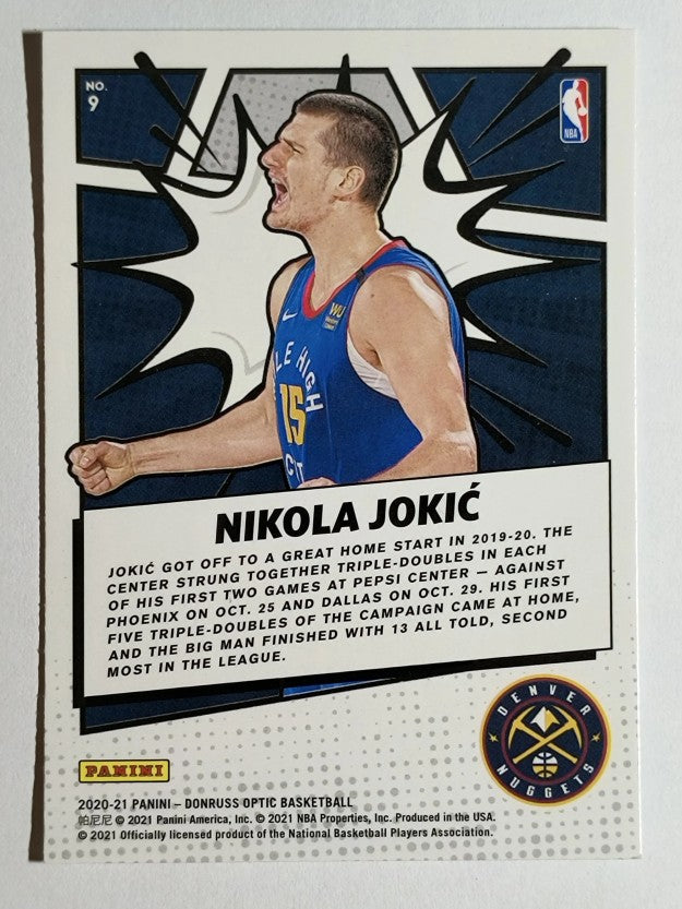2020-21 Donruss Optic My House #9 Nikola Jokic