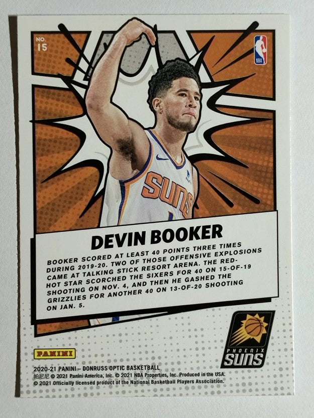 2020-21 Donruss Optic My House #15 Devin Booker