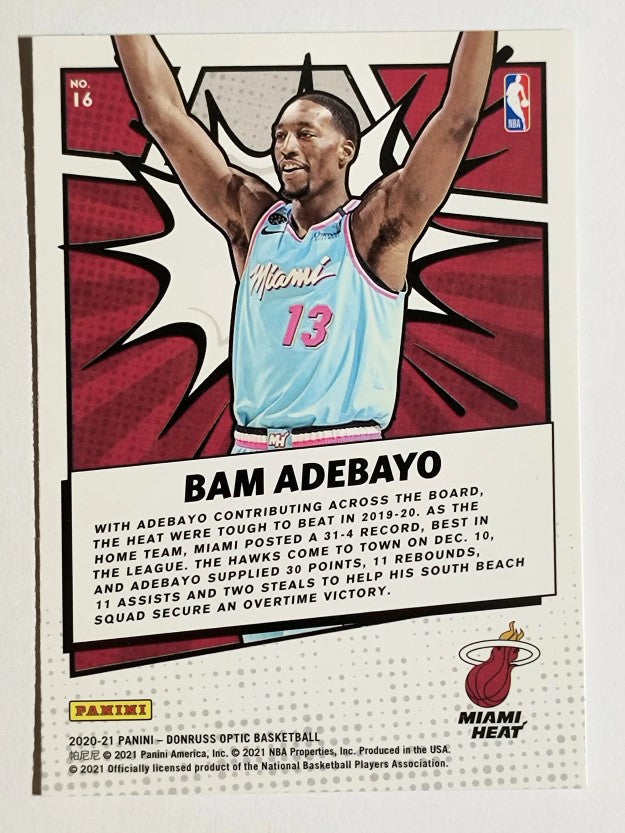 2020-21 Donruss Optic My House #16 Bam Adebayo