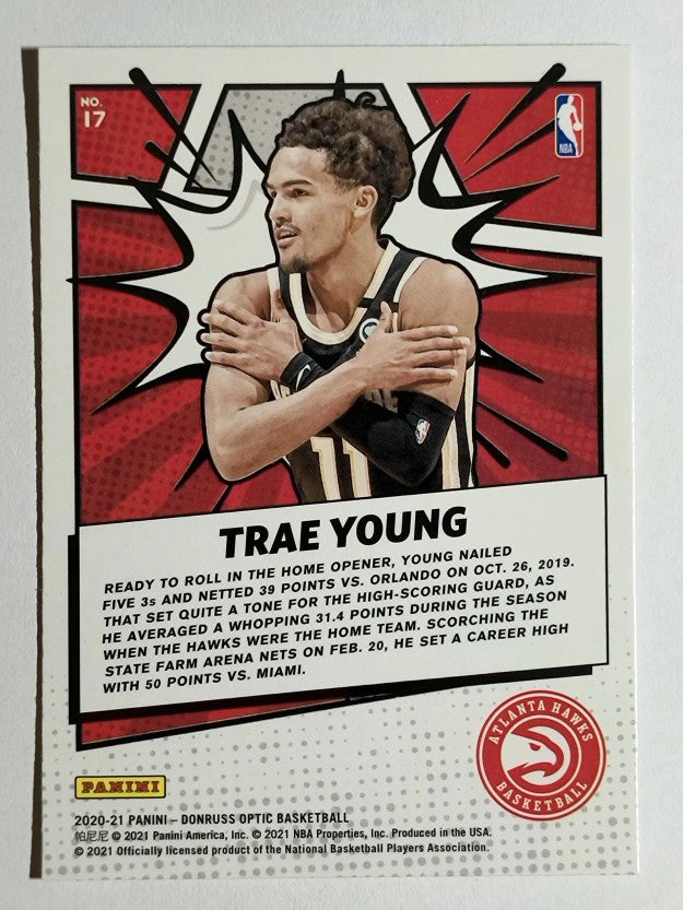 2020-21 Donruss Optic My House #17 Trae Young