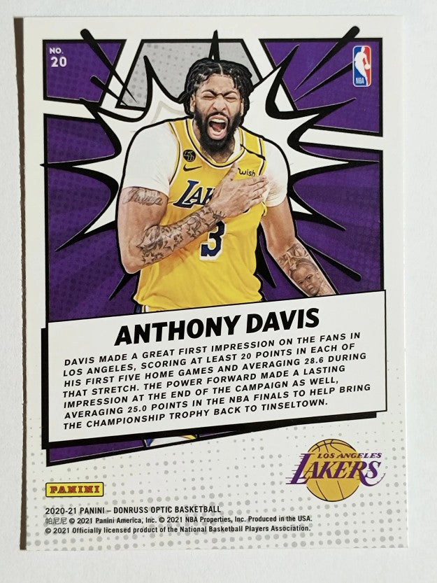 2020-21 Donruss Optic My House #20 Anthony Davis