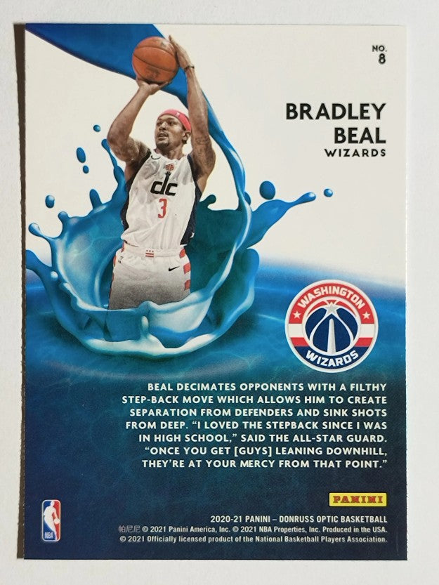 2020-21 Donruss Optic Splash #8 Bradley Beal
