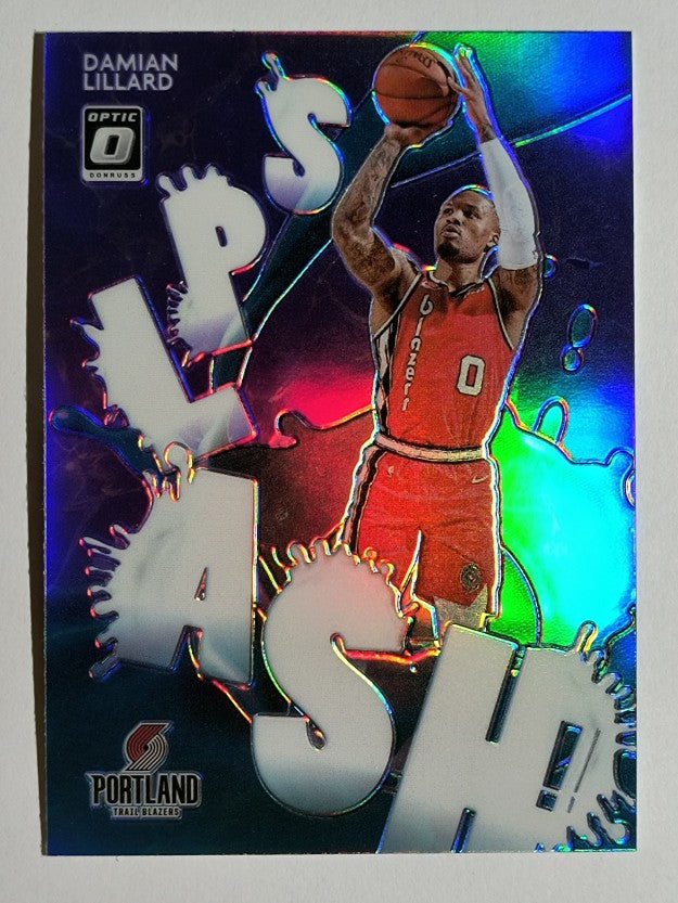 2020-21 Donruss Optic Splash Purple #5 Damian Lillard
