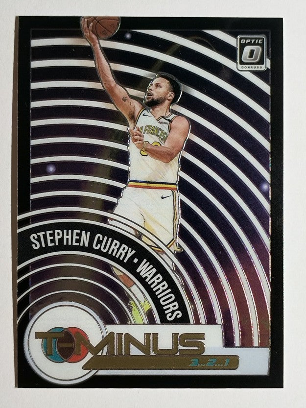 2020-21 Donruss Optic T-Minus 3 2 1 #1 Stephen Curry