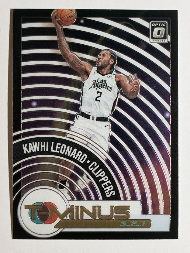 2020-21 Donruss Optic T-Minus 3 2 1 #3 Kawhi Leonard