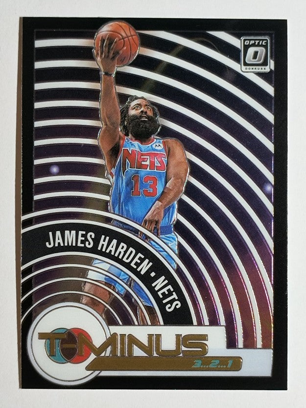 2020-21 Donruss Optic T-Minus 3 2 1 #7 James Harden