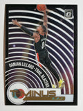 2020-21 Donruss Optic T-Minus 3 2 1 #14 Damian Lillard