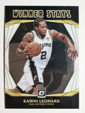 2020-21 Donruss Optic Winner Stays #6 Kawhi Leonard