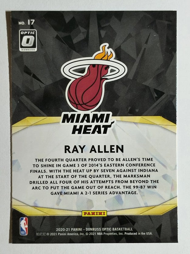 2020-21 Donruss Optic Winner Stays #17 Ray Allen