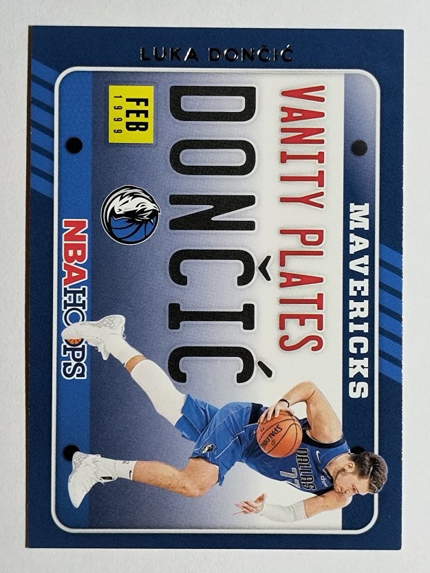 2020-21 Hoops Vanity Plates #10 Luka Doncic
