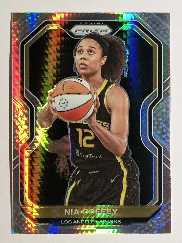 2021 Panini Prizm WNBA Prizms Hyper #59 Nia Coffey