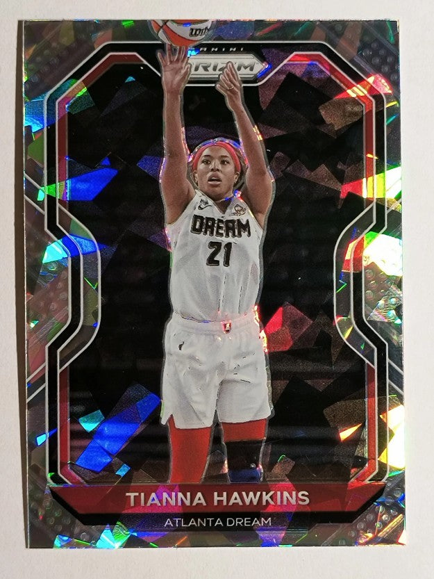 2021 Panini Prizm WNBA Prizms Ice #62 Tianna Hawkins